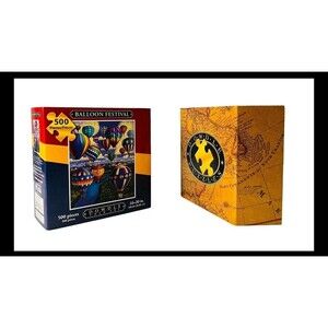 Dowdle Folk Art Balloon Festival Puzzle 500 Pc New Sealed Collectors Box Sleeve